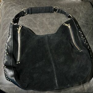 Handbag INC black gold studs